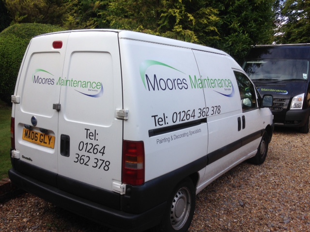 Moores Maintenance Andover - New White Van